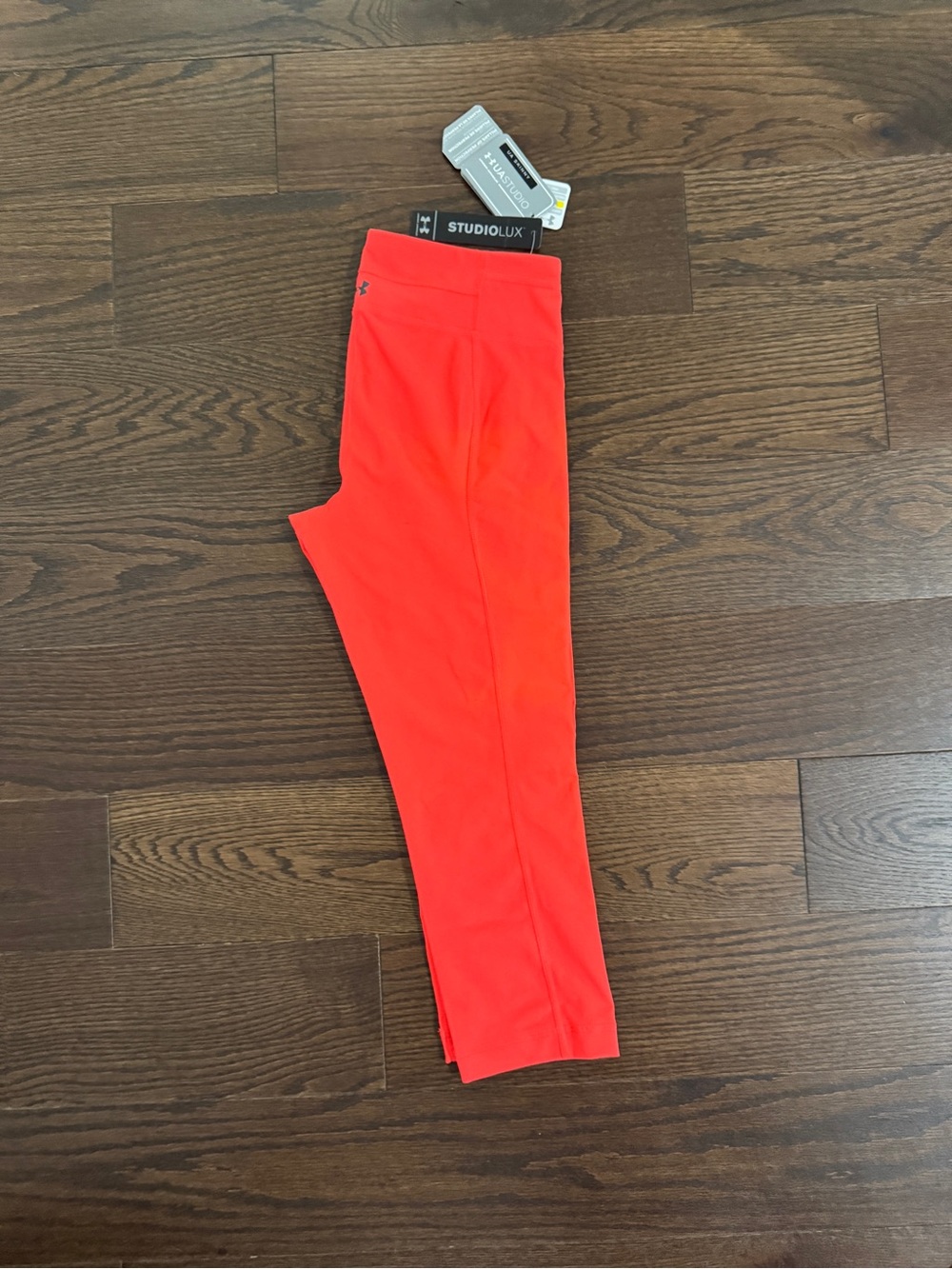 Under Armour Women's Bright Red StudioLux Jogger Leggings
